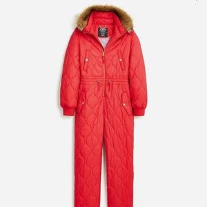 J Crew Puffer Snowsuit - Red NWT - Size Small